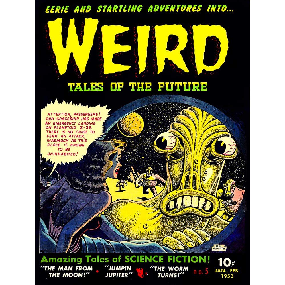 文学・小説 Ode Toy: Posters, Prints and other Work Amazon.com: Wee Blue Coo Comics Weird Tales Future Alien Sci Fi